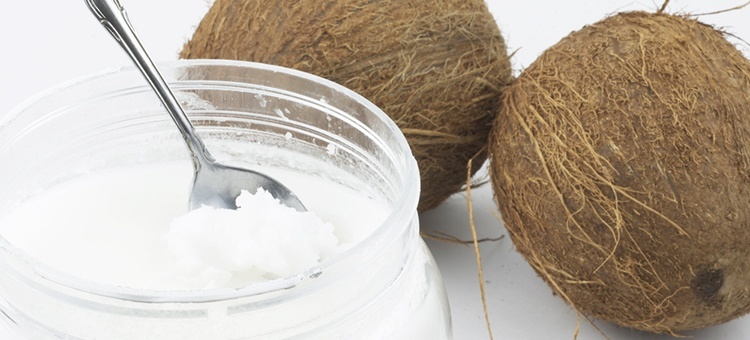 image of coconut and coconut oil
